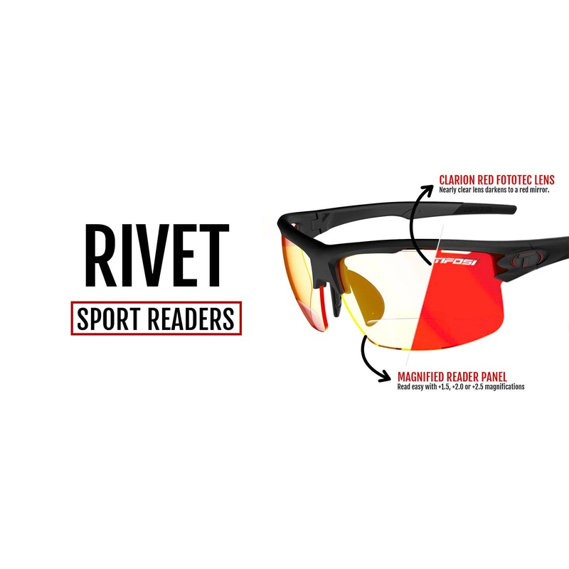 Tifosi Optics RIVET Reader Sunglasses | Size 72
